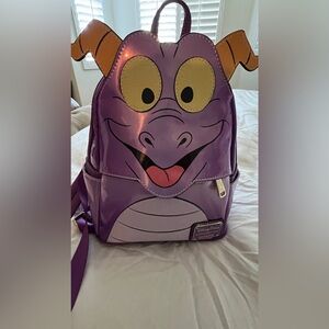 Disney Parks Epcot Figment Wings Purple Loungefly Mini Backpack